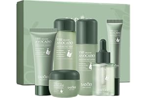 ETUANXI Avocado Skincare Sets, 6Pcs Skincare Gift Set with Facial Cleanser, Face Serum, Face Cream, Eye Cream, Toner, moisturizing Lotion, Skin Care Sets & Kits, Hydrating Facial Kit for women