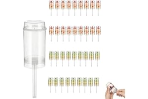 Cake Push Pop Containers,Reusable Push up Cake Pop Containers with Lids & Stand,For Birthday,Wedding,Party & Baking (36Pcs)