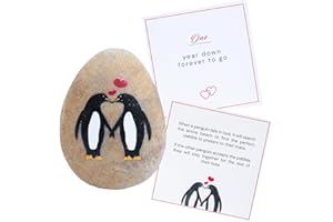 Hiagkmet 1 Year Anniversary Wedding Gifts for Boyfriend Girlfriend, One Year 1st Anniversary Romantic Gifts for Him Her, Engr