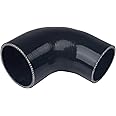 Ucreative 90 Degree Elbow 2.5" to 3.0" (63mm to 76mm) 4-Ply High Performance Coupler Silicone Hose