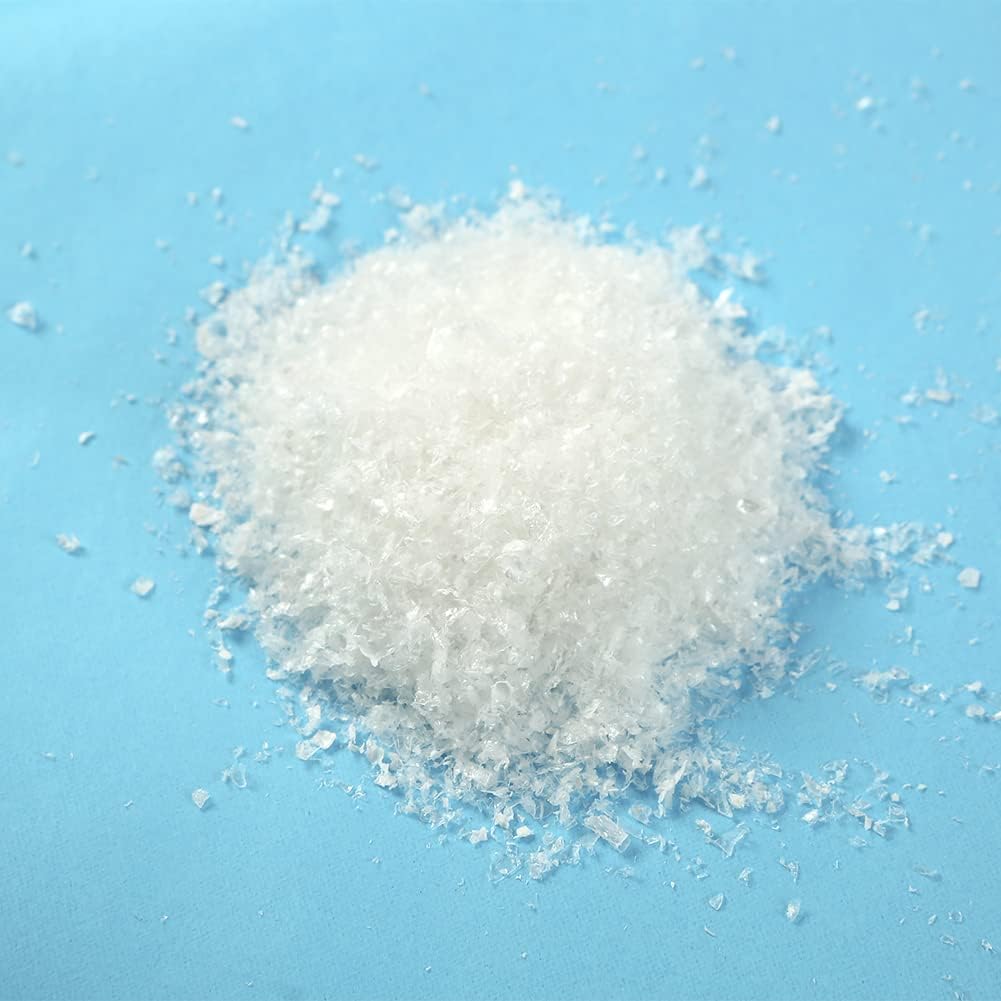 Artificial Snow - Sattiyrch Artificial Snow 9.3 Ounces Fake Snow Flakes for Christmas Tree,Sparkling White Dry Plastic Snow for Winter Holiday Decor