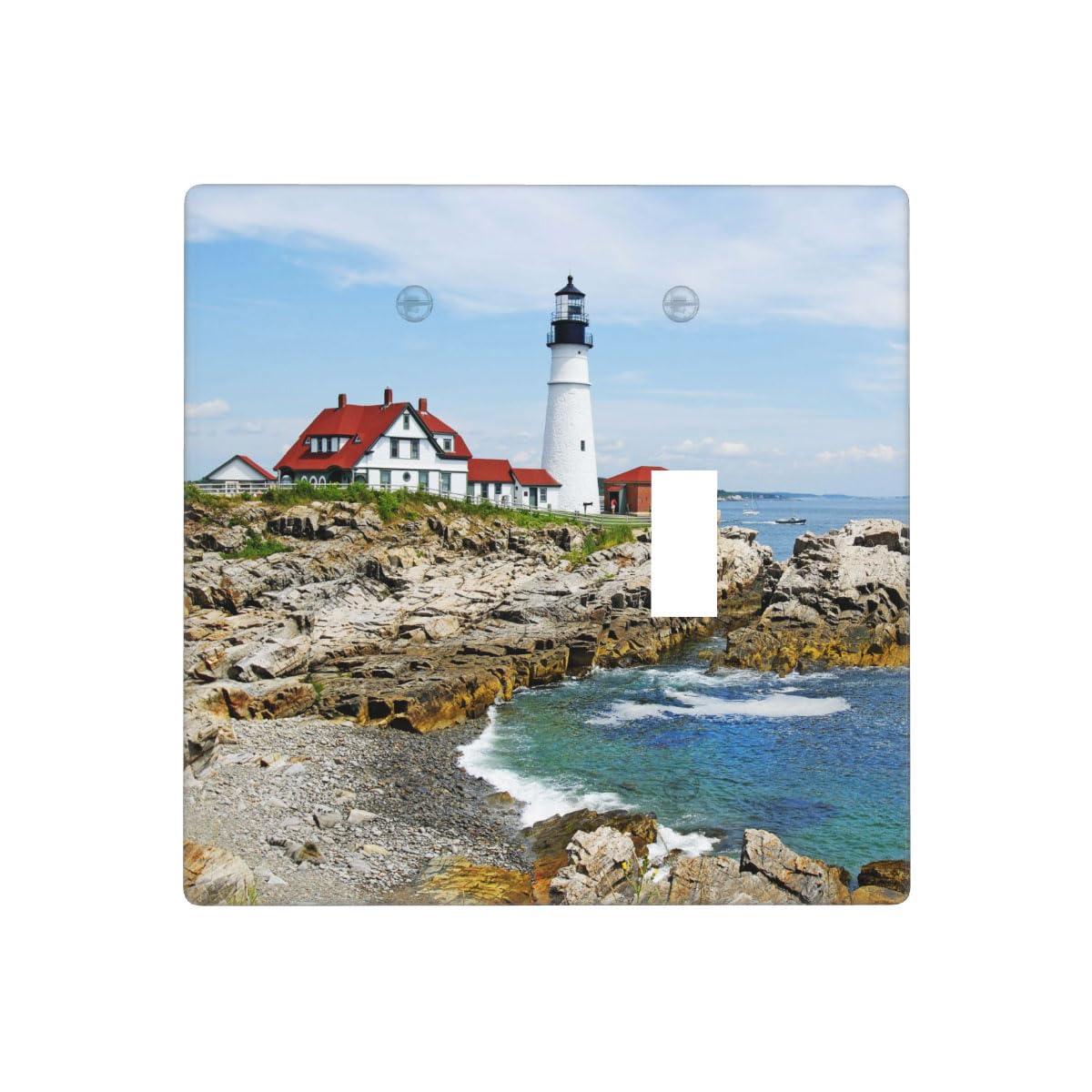 Pznen Light Switch Cover, Lighthouse Coastal Style