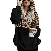 Women Casual Double Fuzzy Sweatshirt Faux Fleece Zip Pullover Hoodies Coat Outwear S-XXL