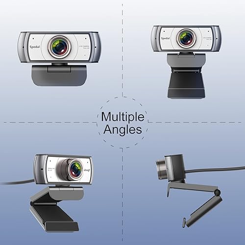 Wide Angle Webcam,120 Degree Large View Spedal 920 Pro Video