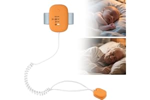 QCBF Boys, Girls, Children's bedwetting Alarm, Loud Sound and Strong Vibration, USB Charging Bedpan Alarm, Children's, Adult bedwetting Sensor-Orange