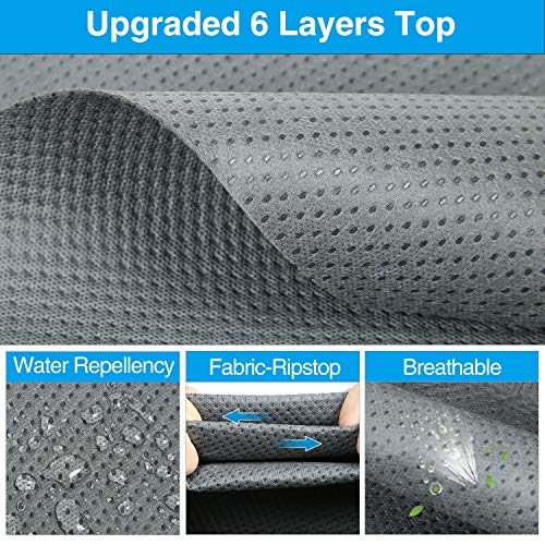 RVMasking Upgraded 6 Layers Top Travel Trailer RV Cover Waterproof