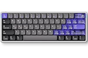 nuphy Air60 HE Magnetic Switch Gaming Keyboard,61 Keys Wired Keyboard, 60% Compact,Actuation Point Adjustable, 8K Hz Polling 