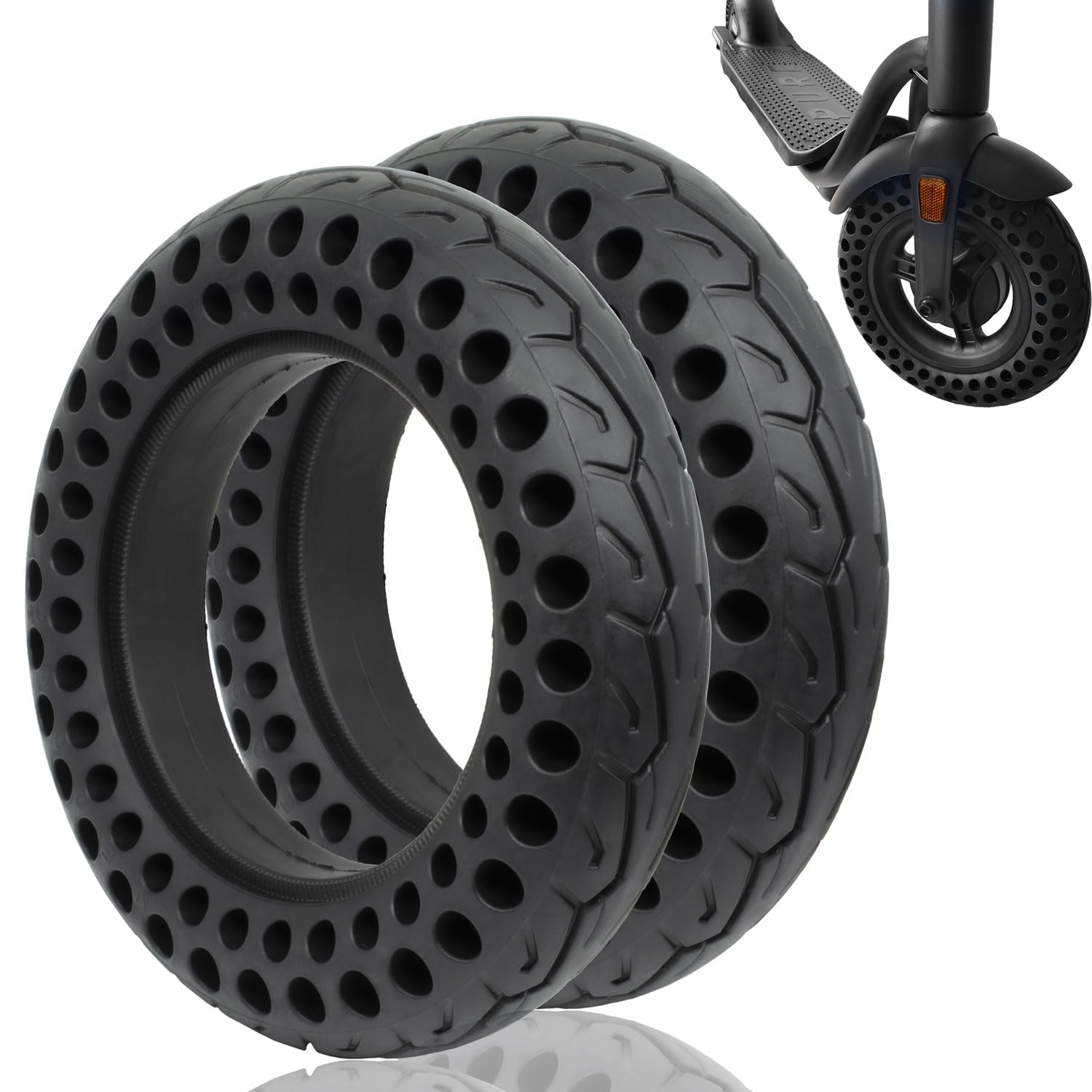 M365Lyon - PURE Scooter Solid Tyre 10x2.125 (STL1-(2pcs))