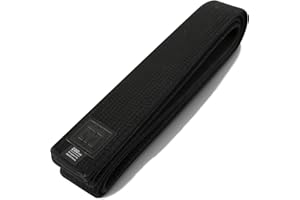 MOOTO Korea Taekwondo DO Black Belt Width 5cm Double Wrap Martial Arts TKD Judo Karate (Length 320cm(10.49ft))