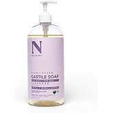 Dr. Natural Castile Liquid Soap - Multi-Use Body Wash, Shampoo and Face Wash - Hydrating Body Soap for Skin, Hair, Pets and Home - Lavender - 32 oz