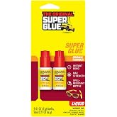 Super Glue 3 Gram Clear Double Pack Bottles [Office Product]