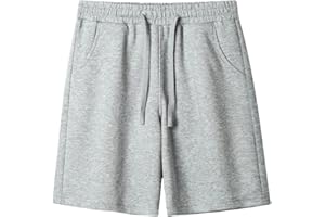 Toddler Cotton Shorts Elastic Waistband Drawstring Athletic Loose Shorts for Kids Boys Sporty Workout Basic Summer Clothing