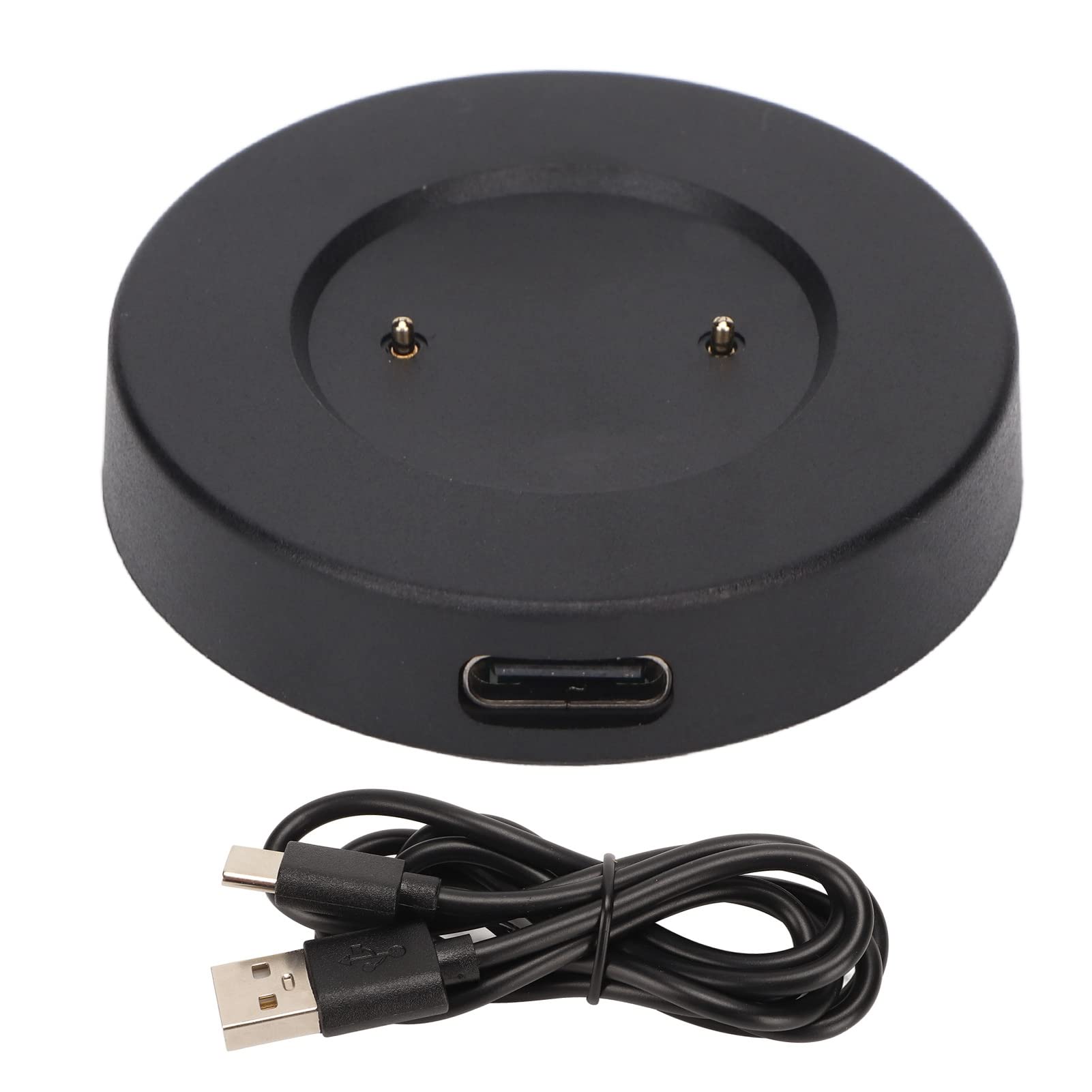 Wireless Watch Charger, USB Magnetic Fast Charging Station Portable Wireless Charger with USB Charging Cord, Smart Watch Charging Dock for GT GT 2e for Magic Watch (Black)