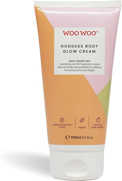 woowoo Goddess Glow Body Cream 150ml Hydrating Firming Vegan Menopause Women