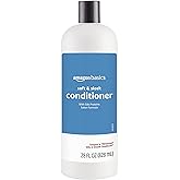 Amazon Basics Soft & Sleek Conditioner for Dry or Damaged Hair, 28 Fluid Ounce