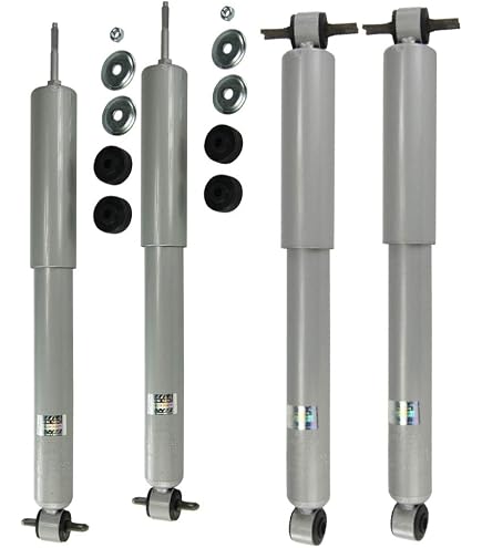 TRQ Rear Shock Absorber Set - Fits Buick Enclave, Chevy Traverse, GMC Acadia