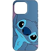 Disney Lilo and Stitch Cute Stitch Face Slate Gray Case for iPhone 16 Pro