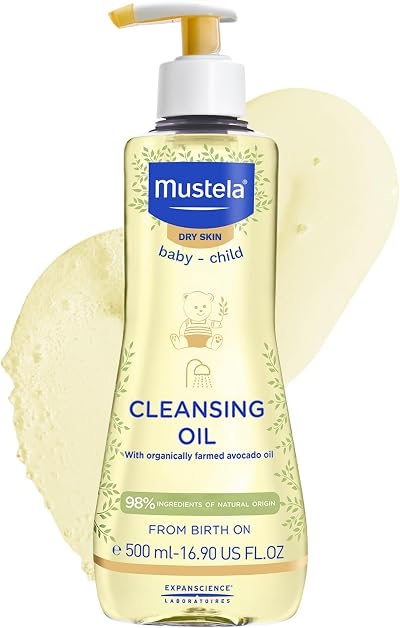 Mustela Cleansing Oil with Organic Avocado Oil 500 ml
