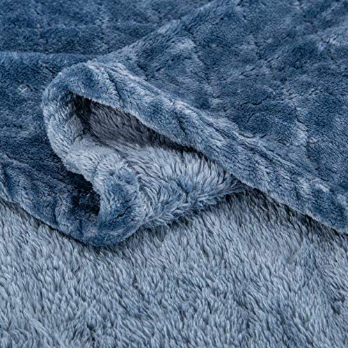 Baby Blanket or Pet Blanket, Comfy Soft Warm Blankets for Baby Girls and Boys, Dog and Cat, Plush Fleece Throw Blankets for Sofa, Couch, Travel and Camping (Grid 28\