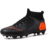 Amazon Com Gty Men S Soccer Boots Football Cleats Firm Hightop Shoes For Training Athletic Soccer