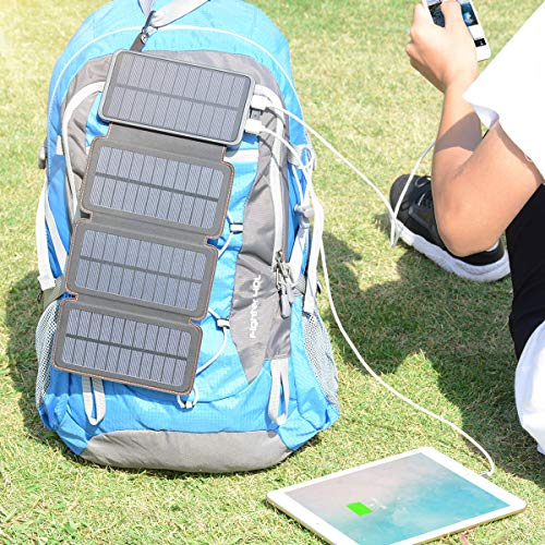 FEELLE Solar Charger 24000mAh Portable Solar Phone Charger with 3