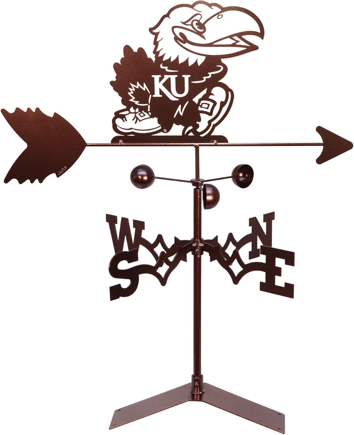 Weathervanes - SWEN Products Kansas Jayhawks Weathervane (Roof Mount Included)