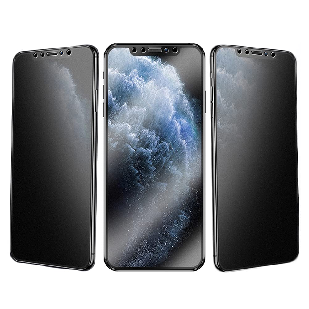 WINYU® 3PCS Matte Privacy Screen Protector for iPhone 11 / iPhone XR Anti Spy Tempered Glass 9H Anti-Glare Anti-Fingerprint Full Coverage Matte Protective Film for iPhone XR/11,6.1" — image 1