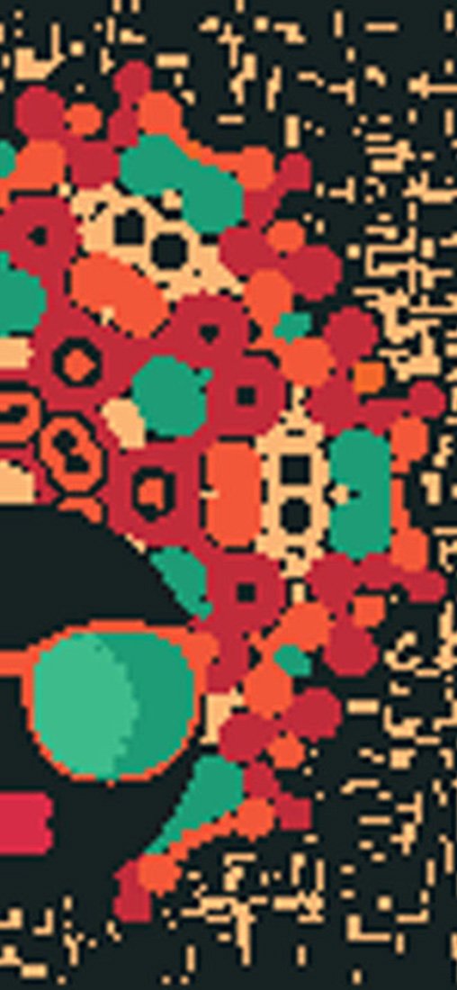 PeelitStickit Women Head Pattern Wallpaper, Wall Mural ID-017, vinyl