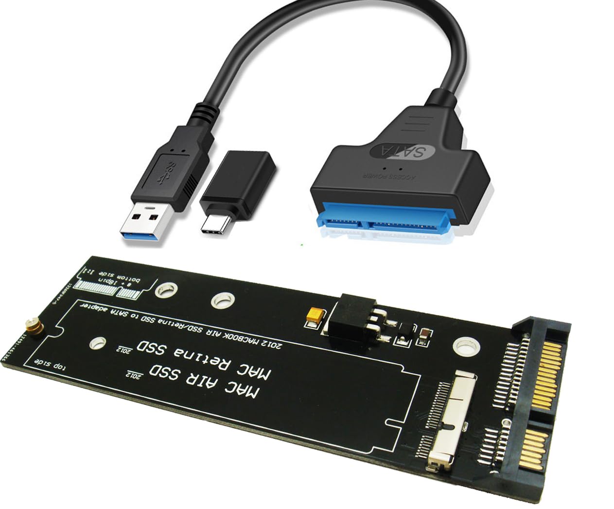 Sintech 26Pin to SATA Adapter with USB Cable,Compatible with SSD from 2012 Year MacBook Air/PRO Retina