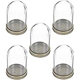 ARTIBETTER Micro Landscape Making Pallet Tray Set for DIY Terrarium Container with Clear Glass Dome Covers Miniature Ecologic