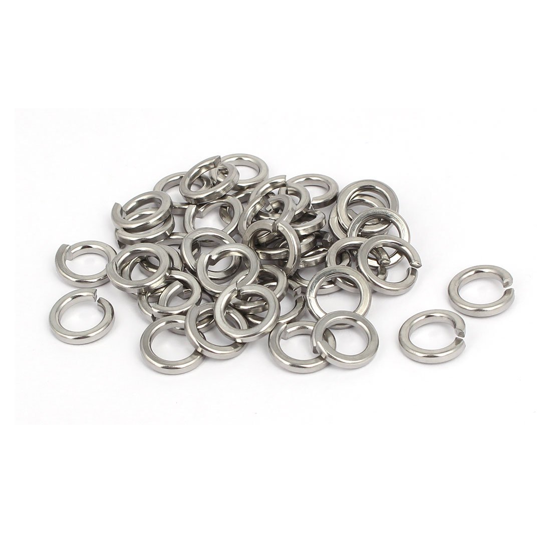 Sourcingmap M8 Inner Diameter 316 Stainless Steel Split Lock Spring Washers Gasket 40pcs