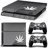 ZoomHit Ps4 Playstation 4 Console Skin Decal Sticker Marijuana + 2 Controller Skins Set