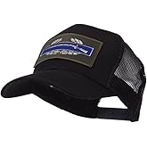 e4Hats.com ETC Embroidered Military Patched Mesh Cap