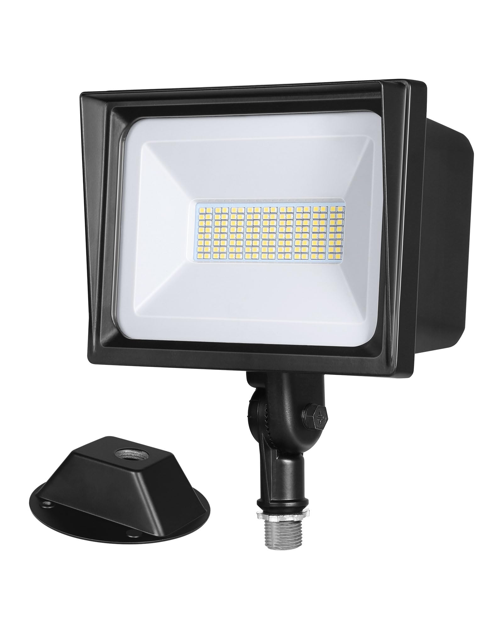 Photo 1 of DEWENWILS 65W LED Flood Light Outdoor with Knuckle Mount, 6670 LM Super Bright IP65 Waterproof LED Security Flood Light, 5000K Daylight for Landscape, Garden, Yard, Garage,Driveway UL Listed