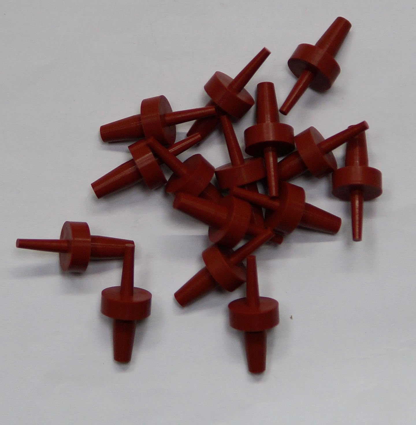 Washer Plug Insert Stopper with 12.5mm 1/2" Seat Leading Flange for 5.5mm 7/32" Hole of Tube Nut Plate Openning (Pack of 15) Protection Seal Reusable Rubber