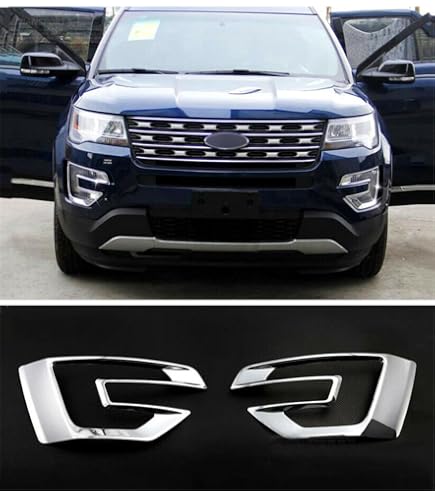 ABS Chrome Rear Spoiler & Window Trim Kit For Ford Explorer 2011-2018 - Easy 3M Tape Install - View #9