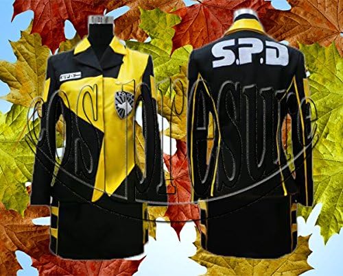 Amazon 2509 Cos Presure 特捜戦隊デカレンジャー デカイエロー礼紋茉莉花 風 彡コスプレ衣装 コスプレ 仮装 通販