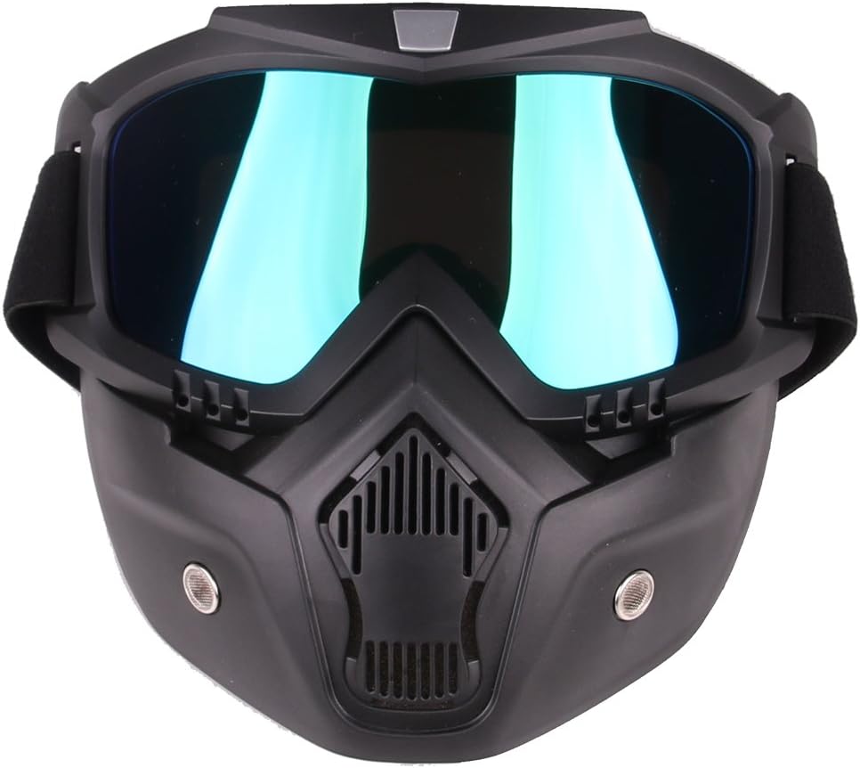 BLJRGS Classic Style Tactical Mask Soft Bullet Dart Protective Mirror Face Mask for Nerf