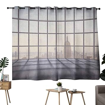 Amazon Com Mannwarehouse Modern Bedroom Windproof Curtain