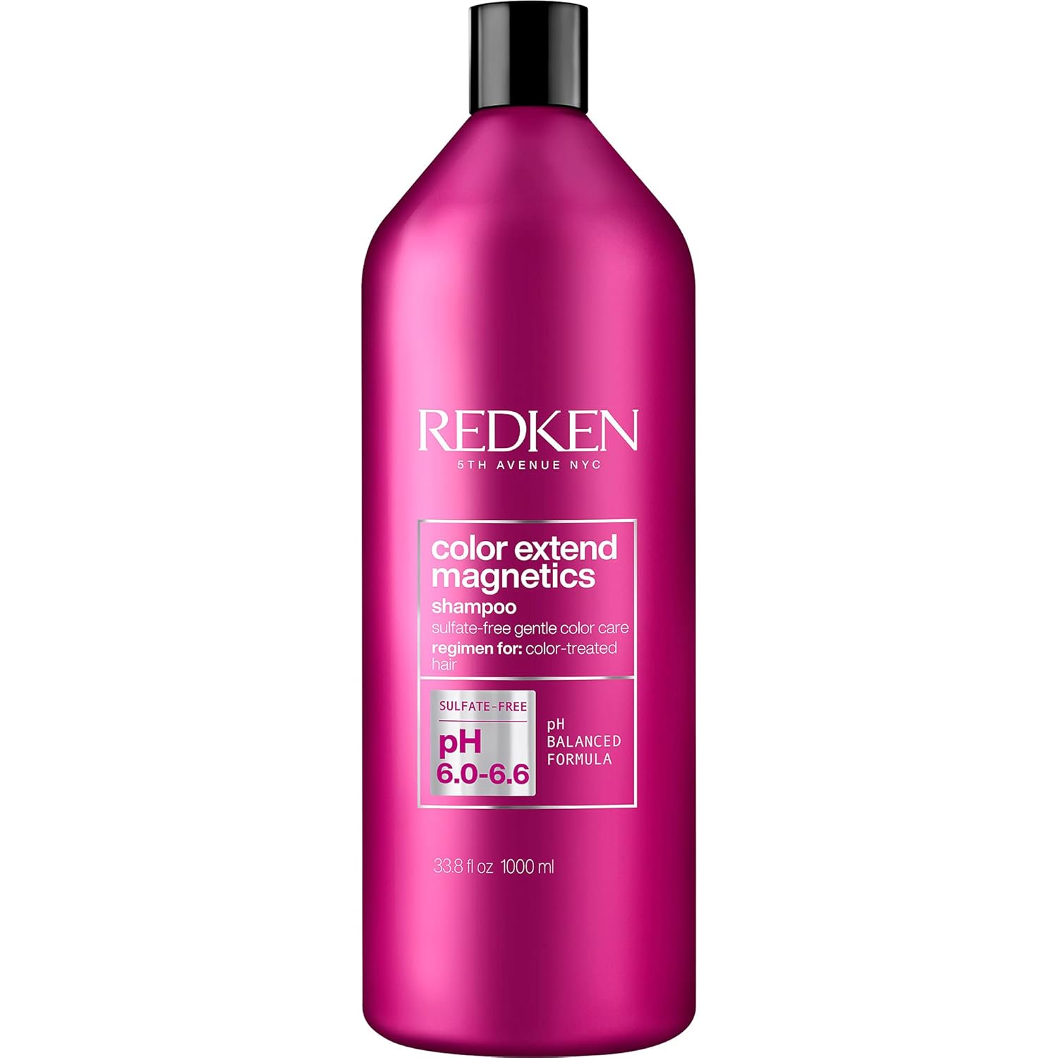 Redken Color Extend Magnetics Shampoo | For Color-Treated Hair | Gently Cleanses & Protects Color | With Amino Acid | Sulfate-Free | 33.8 Fl Oz: Premium Beauty