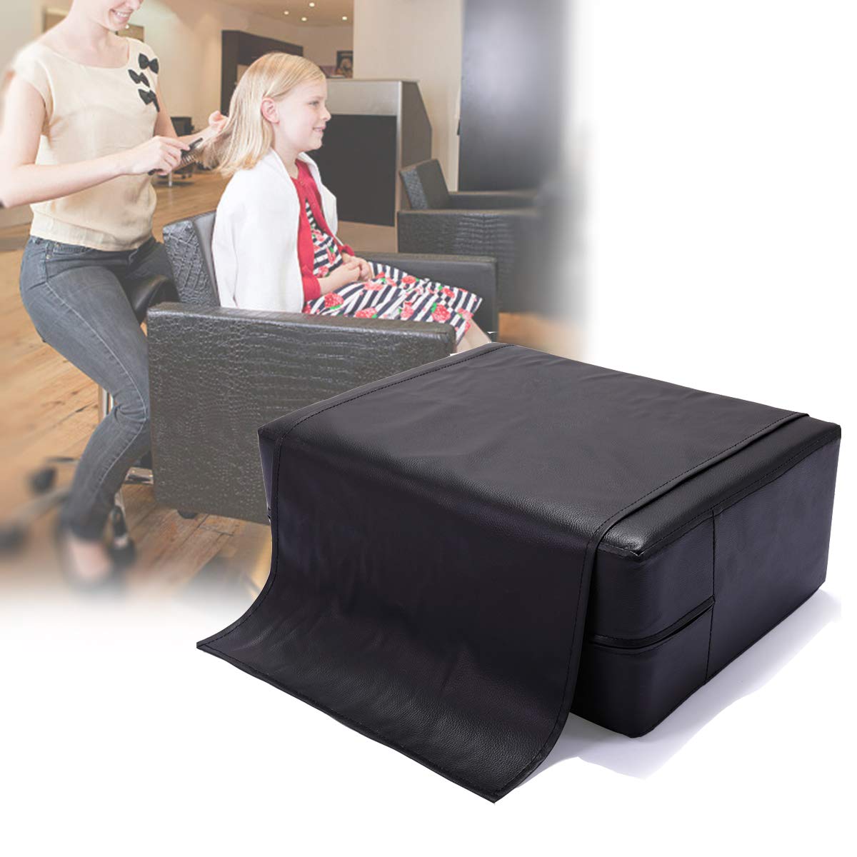 Best barber chair leather booster seat