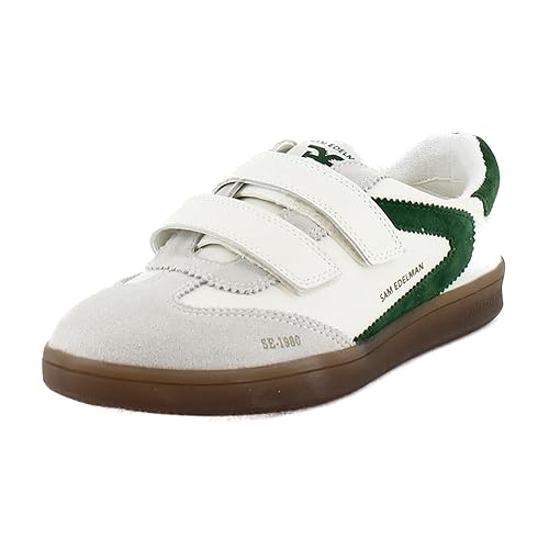 Sam Edelman Women's Talia Sneaker Optic White/Bright Pine 5.5 Medium