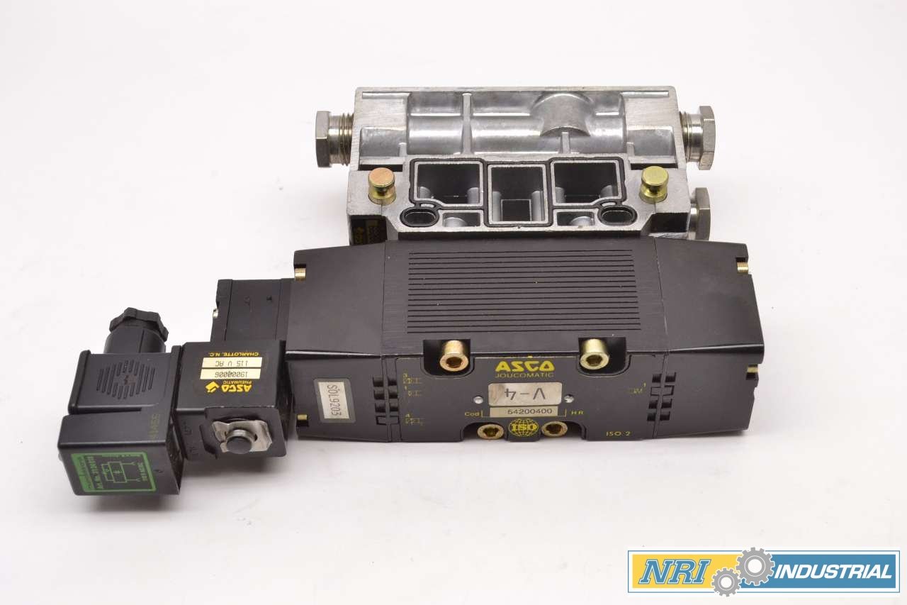 ASCO 54200400 3W MANIFOLD 115/120VAC SOLENOID VALVE B495567