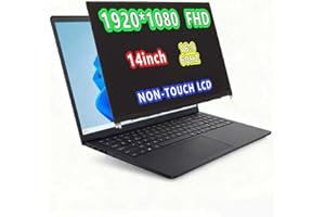 14" Screen Replacement for Dell Latitude 5400 Matte LCD Display FHD 1920 * 1080 30-Pin eDP 60Hz with a Monitor Stand B140HAN0