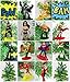 Super Hero 6 Piece Christmas Tree Ornament Set Featuring Random Iconic Super Hero Characters