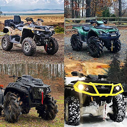 ZESUPER 4500-lb Waterproof Winch Electric Winch Kit, Synthetic Rope Waterproof IP67 Electric Winch with Hawse Fairlead, with Both Wireless Handheld Remote and Corded Control Recovery - Image 7