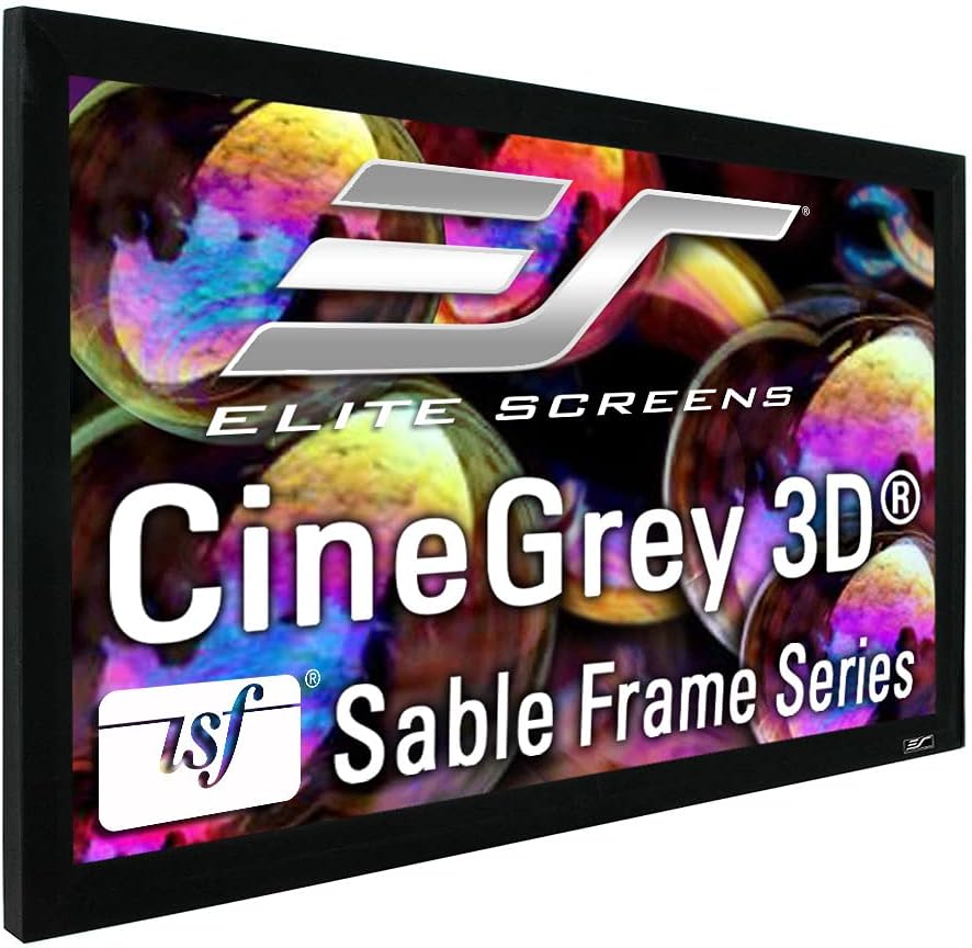 Elite Screens Ceiling And Max 68 Off Ambient Rejecting Pr Fixed Frame Light