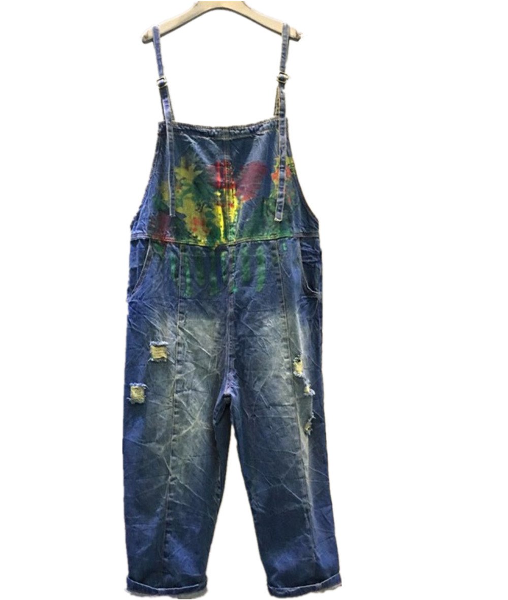 loose fitting women's overalls
