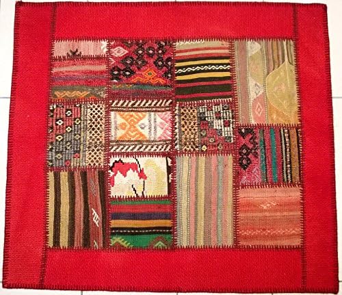 Patchwork Rug Red Rug 3.50 x 3.92 ft Kilim Rug Patchwork Area Rug Housewarming Gift Bohemian Kilim Rug Runner Carpet Turkish Rug Gift Ideas