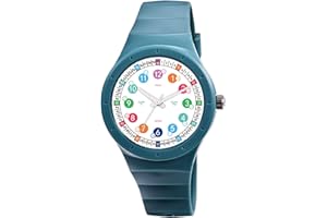 SYOYUEX Kids Analog Watch，Waterproof Watch for Kids Boys Girls Ages 3-16，Soft Band Learning Time Teacher Easy to Read Analog Sport Outdoor Children Watches, Luminous Watch, Kids Gifts，Boys Girls Watch
